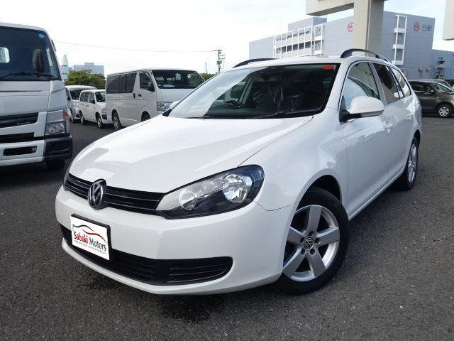 VW. GOLF VARIANT WHITE